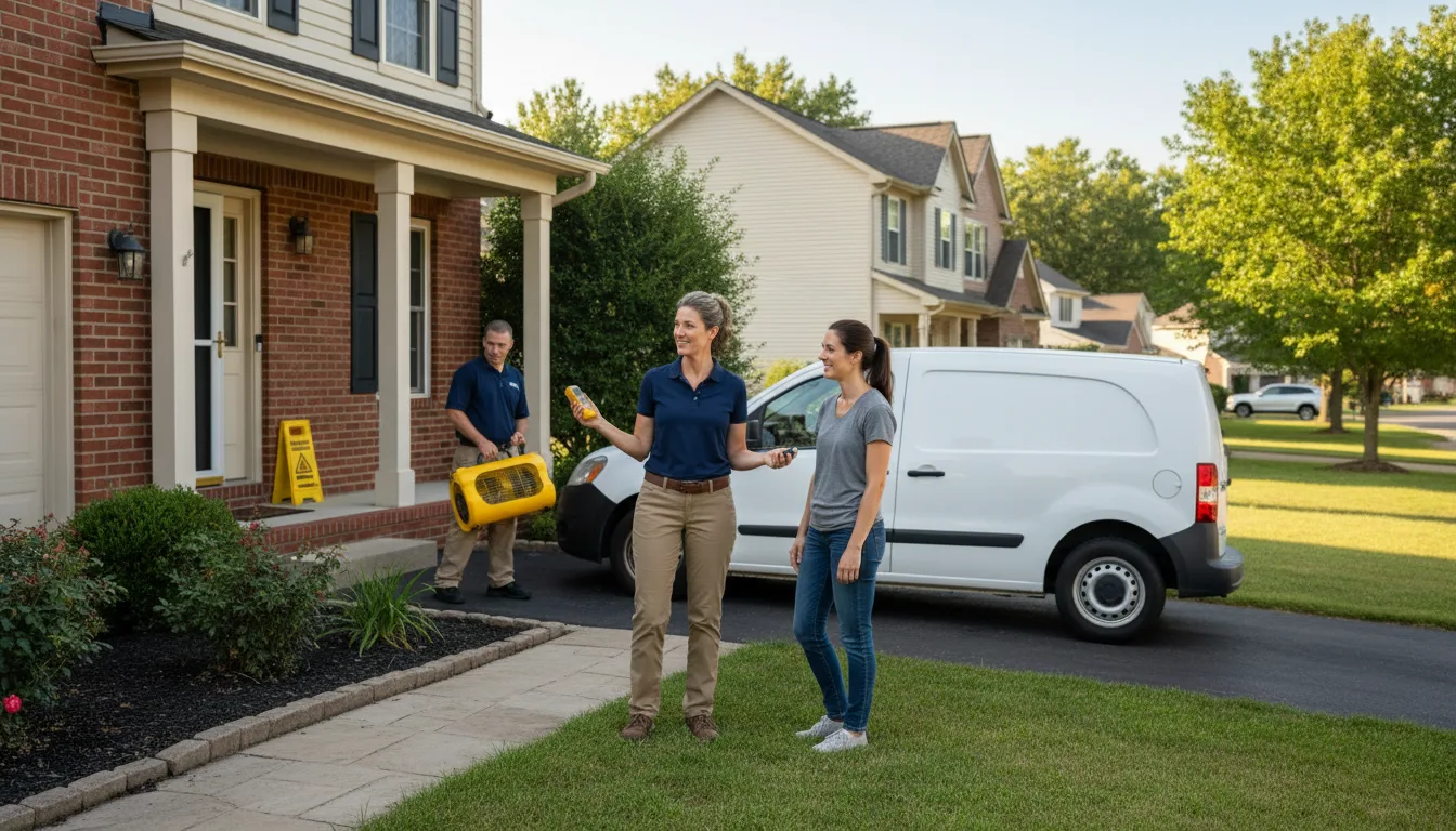 Water restoration image for Water Damage & Restoration Services in Saulsbury, TN